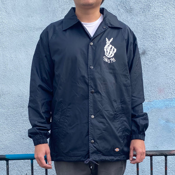 Maybe Die - Snap Front Dickies Coach's Jacket – Squid Bikes